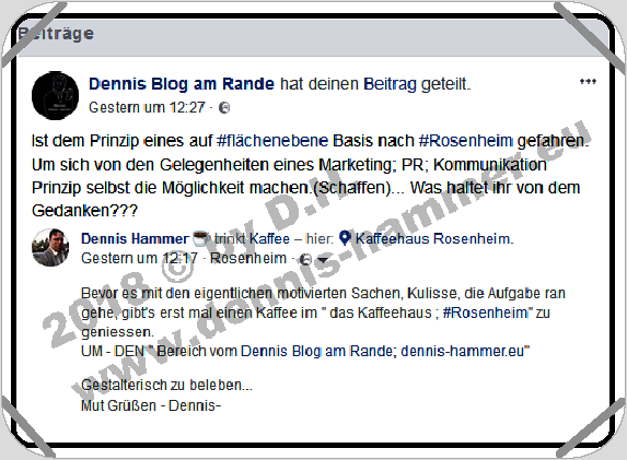 Einleittext Rosenheim Kaffeehaus-Kaffee