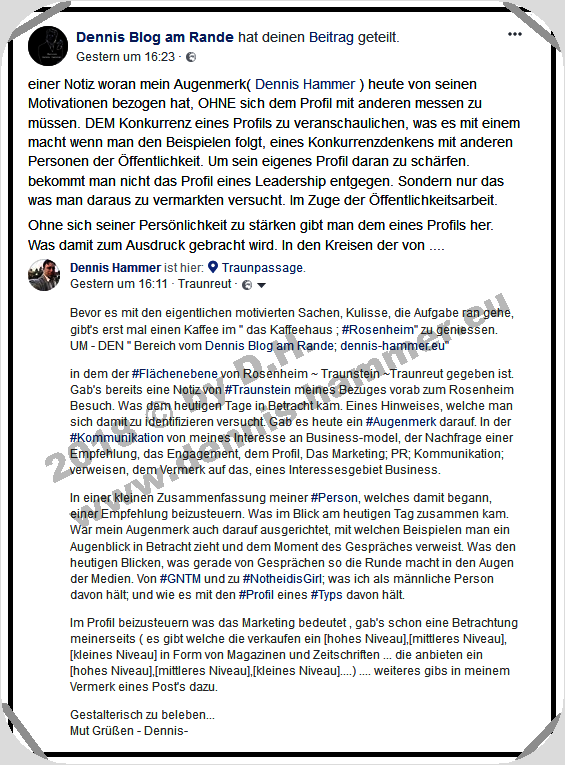 Beschreibung Foto-1 Lanscape Traunreut Traunpassage - Beschreibung zum Interesse - Fl�chenebene